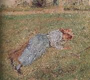 Camille Pissarro farm girls Germany oil painting artist